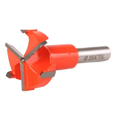 ماكينة النجارة بقطر ثلاثي الشفرات مثقاب للأمام للأمام والخلف من سبيكة النجارة 35-37 مم مفصل تنجستن (36X70R) in Kuwait