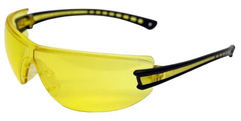 Gateway Safety 19GY8M Luminary Wraparound Eye Safety Glasses with Temple Technology, Silver Mirror Lens, Silver Temple, Gray Inset in Saudi Arabia
