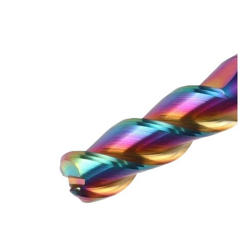 Corner Radius 3 Flutes R0.2 R0.5 R1 R2 Tungsten Carbide Bullnose Aluminum Milling Cutter(3.0xR0.5x8x4x50) in Saudi Arabia