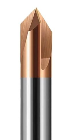 Chamfer End Mill for Steel HRC55 3 Flute 60/90/120 Degree Chamfering Cutter Tungsten Steel(6x6x50x90DEG) in Saudi Arabia