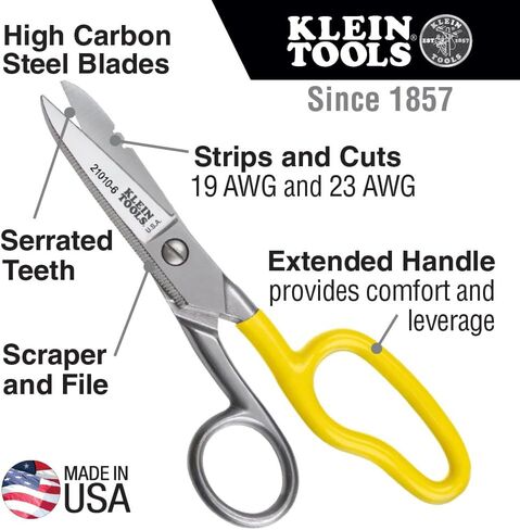 Klein Tools 46039 Cable Splicer's Kit with Cable Splicer Electricians Knife and Free-Fall Snip in Saudi Arabia