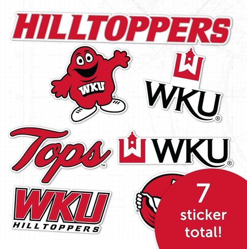 Desert Cactus Western Kentucky University Sticker WKU Hilltoppersr Vinyl Decals Laptop Water Bottle Car Scrapbook Sheet T2 (Type 2-2) in Saudi Arabia