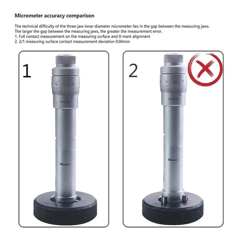 35-200MM Three-Claw Inner Diameter Micrometer 3-Point Internal Measurement Inner Diameter(35-40mm) in Saudi Arabia