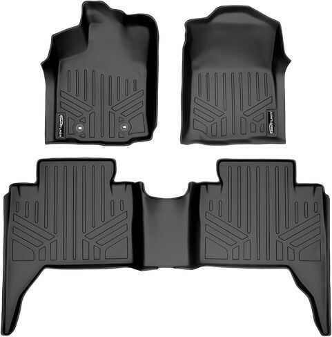 MAXLINER Custom Fit Floor Mats 2 Row Liner Set Compatible with 2012-2015 Toyota Tacoma in Saudi Arabia