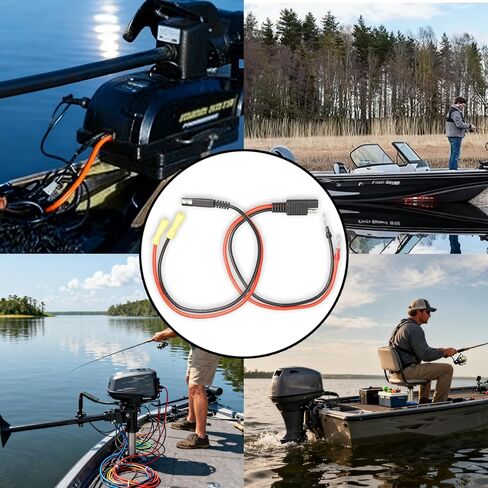 يبلغ طول قابس توصيل محرك الصيد MKR-12، المتوافق مع محركات الصيد من Minn Kota، 12.67 بوصة، ويوفر 12 فولت، مما يمكنه تحسين كفاءة محرك الصيد. in Kuwait