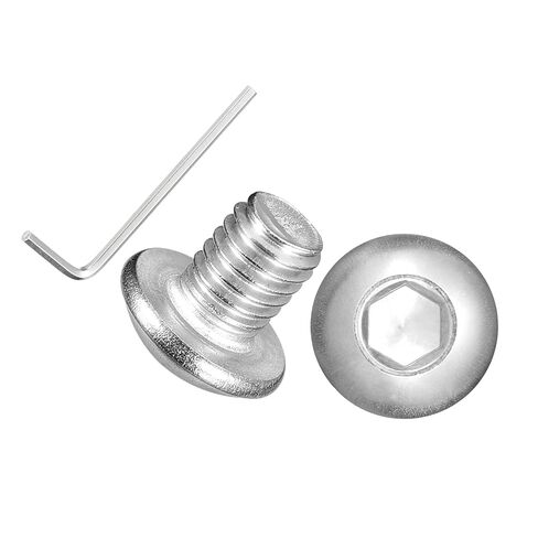 100 قطعة من براغي غطاء مقبس الرأس - [M5-0.8x8mm] 18-8 من الفولاذ المقاوم للصدأ - مقاومة للتآكل من الدرجة الصناعية للمطبخ والحمام والأثاث الخارجي والمشروعات اليدوية in Kuwait