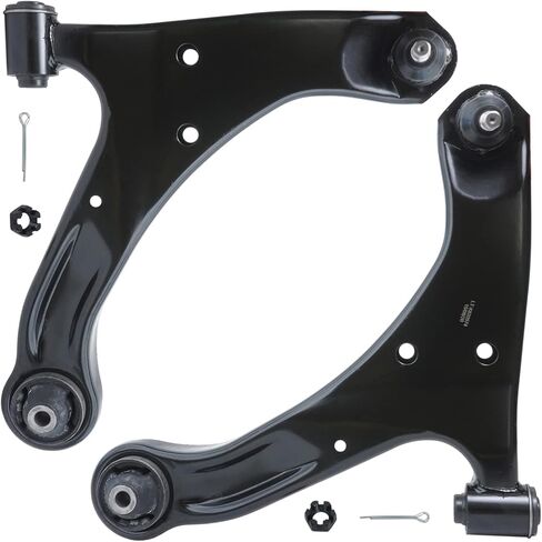 Detroit Axle - Front Lower Control Arms w/Ball Joints for Chevrolet Cobalt HHR Pontiac G5 Pursuit Saturn Ion, 2 Lower Control Arms & Ball Joints Replacement, RPO Code FE1 (Soft Ride Suspension) in Saudi Arabia