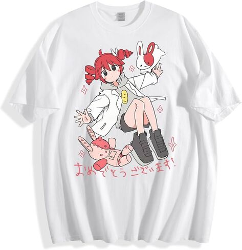 تي شيرت برسومات كبيرة الحجم من OFFICLA Kasane Teto Anime - Kawaii UTAU Vocaloid Merch in Saudi Arabia