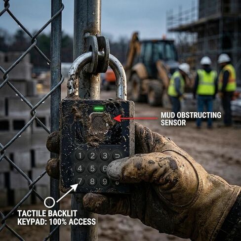 eLinkSmart قفل بصمة الإصبع في الهواء الطلق، قفل ذكي عالي التحمل مع ترخيص عن بعد لتطبيق بلوتوث، كلمة مرور مكونة من 9 أرقام ورمز مؤقت، IP67 مقاوم للطقس لخزانة شاحنة سياج بوابة السقيفة in Kuwait