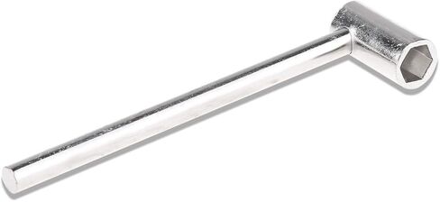 Musiclily 7mm Truss Rod Guitar Bass Hex Box Wrench Adjustment Tool for PRS/Jackson/Ibanez, Chrome in Saudi Arabia