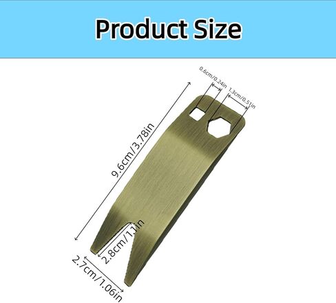 2 PCS Professional Guitar Multi-Tool - Spanner Wrench, Knob Puller & Nut Scribe, Portable All-in-One Repair Tool for Guitar, Bass & Electric Instruments in Saudi Arabia