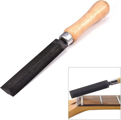 2 Pcs Guitar Ukulele Nut File Replacement Nut Saddle Slot Filing Repair Tools Guitar Nut Slotting Files Guitar Part in Saudi Arabia