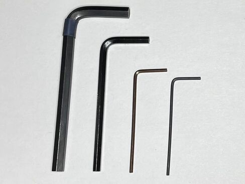 Allen Keys/Hex Wrenches for S-style electric guitar saddle height screws and truss rod adjustment (set of 4) in Saudi Arabia