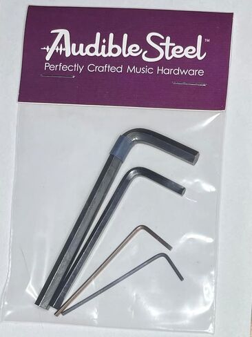 Allen Keys/Hex Wrenches for S-style electric guitar saddle height screws and truss rod adjustment (set of 4) in Saudi Arabia