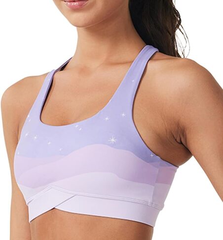 Violet Moonlight Strappy Sports Bra in Saudi Arabia