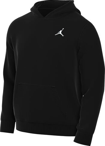 Jordan Brooklyn Fleece Men's Pullover Hoodie (Black/White) Size Large in Saudi Arabia