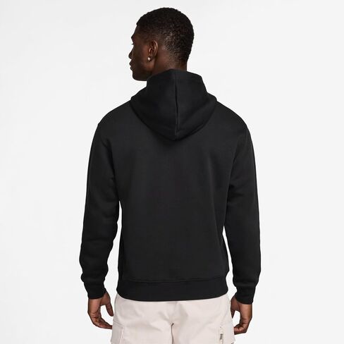 Jordan Brooklyn Fleece Men's Pullover Hoodie (Black/White) Size Large in Saudi Arabia
