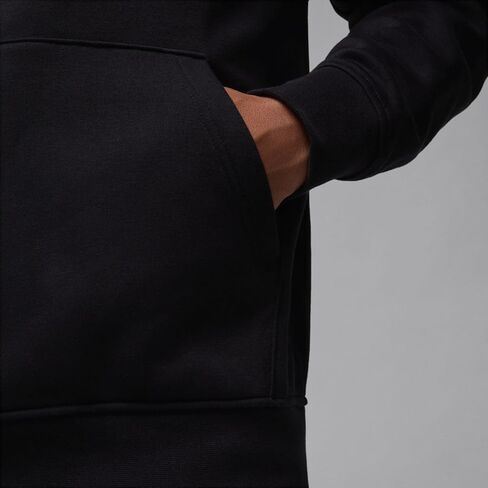 Jordan Brooklyn Fleece Men's Pullover Hoodie (Black/White) Size Large in Saudi Arabia