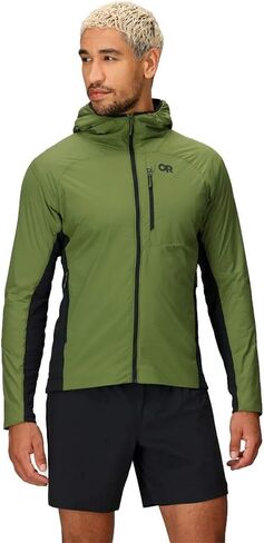 Outdoor Research Men's Deviator Hoodie, Willow/Black, L in Saudi Arabia