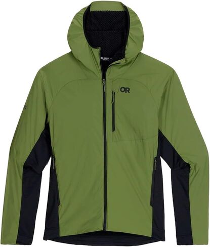 Outdoor Research Men's Deviator Hoodie, Willow/Black, L in Saudi Arabia