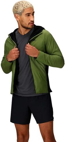 Outdoor Research Men's Deviator Hoodie, Willow/Black, L in Saudi Arabia