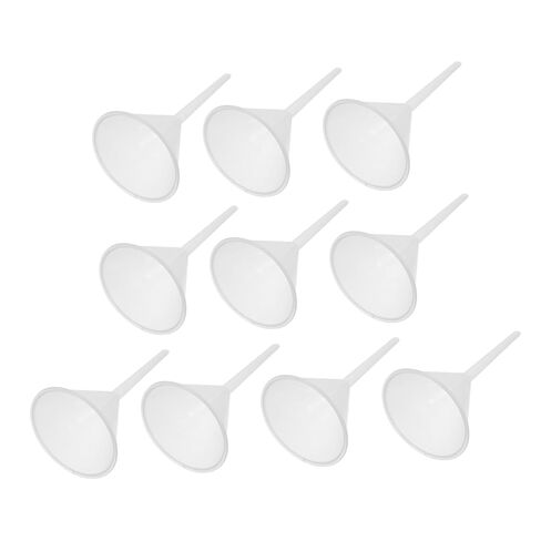 Ciieeo 10pcs Laboratory Funnels Plastic Funnels for Easy Liquid Transfer for Classroom Experiments Essential Oil Dispensing and DIY Projects in Saudi Arabia