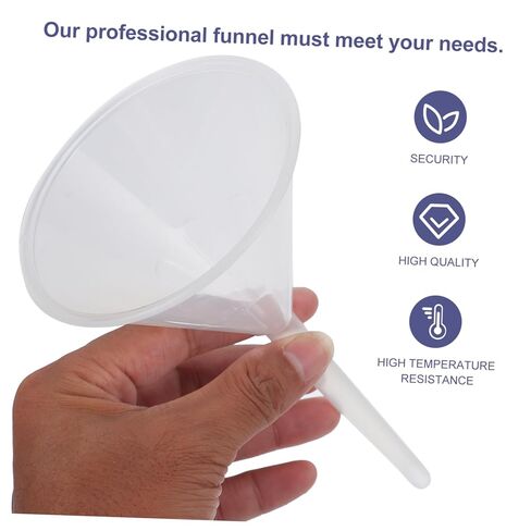 Ciieeo 10pcs Laboratory Funnels Plastic Funnels for Easy Liquid Transfer for Classroom Experiments Essential Oil Dispensing and DIY Projects in Saudi Arabia