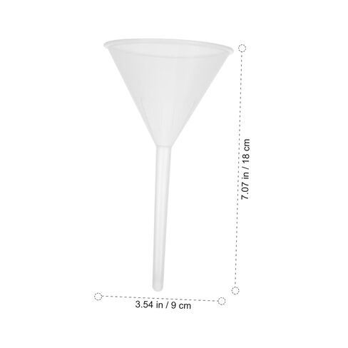 Ciieeo 10pcs Laboratory Funnels Plastic Funnels for Easy Liquid Transfer for Classroom Experiments Essential Oil Dispensing and DIY Projects in Saudi Arabia