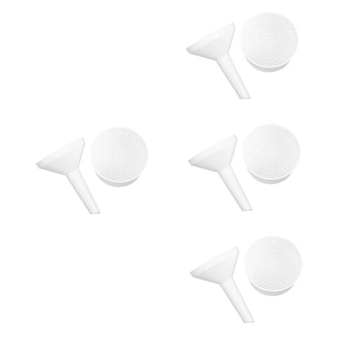 Alipis 4pcs Plastic Buchner Funnel for Lab Filtration High-Temperature and Acid- Multi-Functional Filter Tool for and Pharmaceutical Use in Saudi Arabia