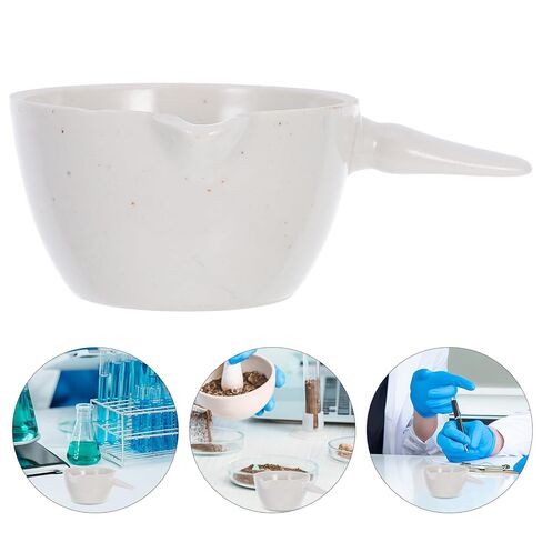 2pcs Evaporating Basin with Handle Laboratory Round Evaporation Dish for Heating Storage and Clean Pouring in School and Home Experiments in Saudi Arabia