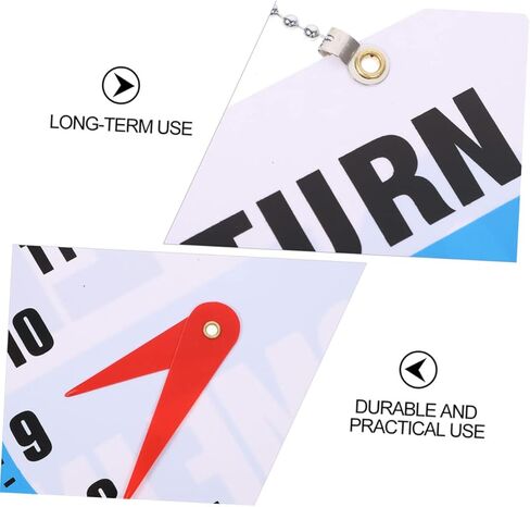 2pcs Will Return Sign Clock Double-Sided Wall Sign for Business Restaurants and Shops Printing Suction Cup for Easy Hanging Decorative PVC Pendant Clock for Open and Closed Hours in Saudi Arabia