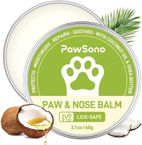 (7.1 oz / 200 g) Lick-Safe Dog Paw & Nose Balm with Coconut Oil | All-Natural Paw Cream & Wax for Dry, Cracked Pads & Snouts| Paw Moisturizer & Soother, Nose Butter for Bulldogs| Horse Hoof Care in Saudi Arabia