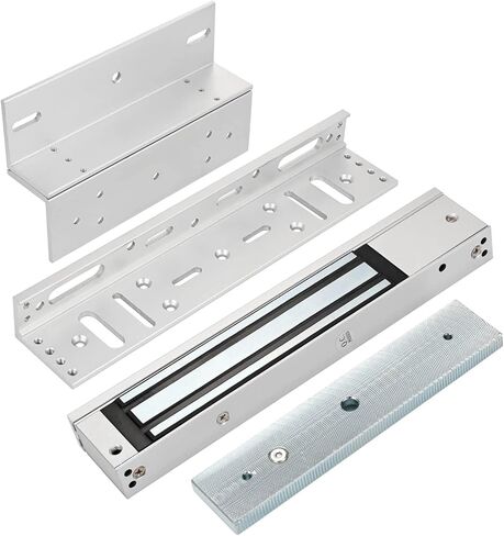 Electric Magnetic Lock 500KG 1200LBS Holding Force Electromagnet Lock 12V Fail Safe NC Mode Single Door for Access Control System in Kuwait