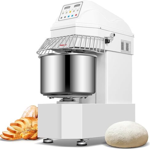 Commercial Food Mixer 30Qt,1250W Commercial mixer 3-Speed Adjustable with Timing Function,Industrial Dough Mixer with Stainless Steel Bowl for Bakery Pizzeria (Upgrade) in Saudi Arabia
