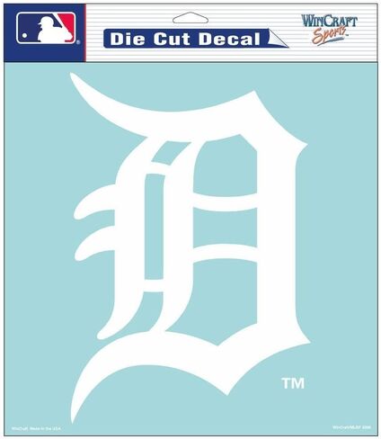 Wincraft Detroit Tigers Die-Cut Decal - 8x8 White in Saudi Arabia