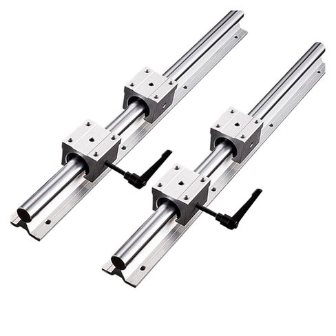 2 قطعة SBR12 SBR16 SBR20 خطي دليل السكك الحديدية 300 400 500 600 700 800 1000 مللي متر دعم كامل السكك الحديدية + 4 قطعة SBR16/12/20UU كتلة تحمل خطية (SBR20,300 مللي متر) in Kuwait