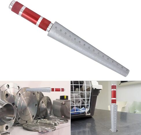 Feeler Ruler Aperture Welding Feeler Gauge, Stainless Steel Conical Taper Gauge Inner Diameter Inspection Measurement Tool 3-15mm for Industrial, Taper Welding Gauge Test Ulnar in Saudi Arabia