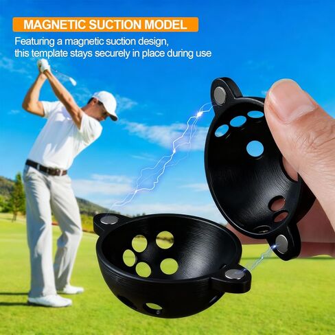 قالب وضع علامات على كرة الجولف لشاشة إطلاق Rapsodo RPT MLM2PRO (أسود) in Kuwait