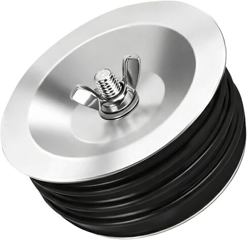 غطاء تنظيف المجاري مقاس 3 بوصات، سدادة اختبار ميكانيكية قابلة للتوسيع مع صامولة الجناح، سدادة تصريف مطاطية شديدة التحمل متوافقة مع الأنابيب البلاستيكية والمغاسل وحمامات السباحة، غطاء مانع تسرب أنابيب الصرف الصحي مقاس 3 بوصات in Kuwait