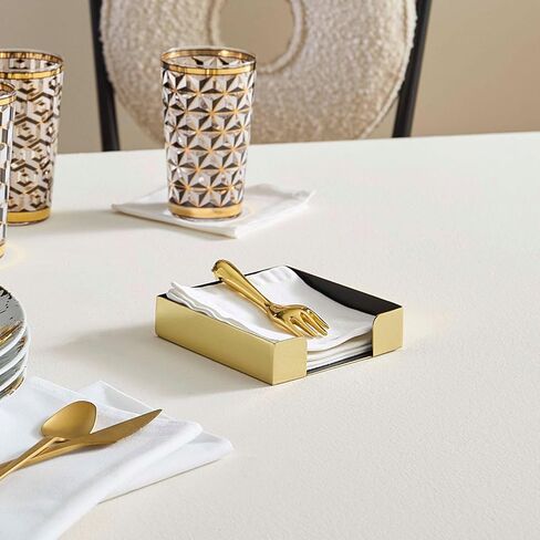 Jonathan Adler Women's Brass Eve Cockail Napkin Set in Kuwait
