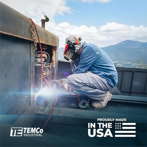 TEMCo 4/0 Gauge AWG 10 Ft Black + 10 Ft Red Flexible Pure Copper Made in USA Welding Cable Battery Wire - Heavy Duty Solar, Inverter, Car, RV, Truck in Saudi Arabia