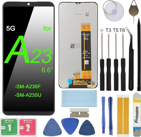 شاشة TFT LCD بديلة لهاتف Samsung Galaxy A22 5G SM-A226B SM-A226B/DSN A226BR 6.6 بوصة شاشة LCD تعمل باللمس محول رقمي مع إطار أدوات إصلاح in Kuwait