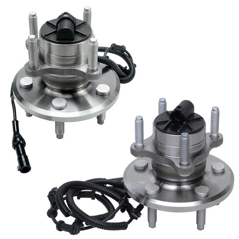 Detroit Axle - 512302 محور العجلات الخلفية والمحامل لعام 2005-2010 Jeep Grand Cherokee Commander W/ABS ، 2 Wheel Bearing and Hubs Assembly 2007 2008 2009 in Kuwait
