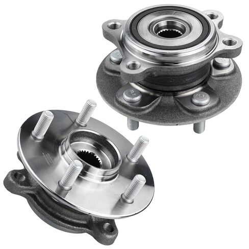 Detroit Axle - 512302 محور العجلات الخلفية والمحامل لعام 2005-2010 Jeep Grand Cherokee Commander W/ABS ، 2 Wheel Bearing and Hubs Assembly 2007 2008 2009 in Kuwait