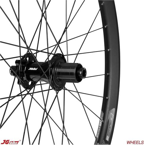 مجموعة عجلات الدراجة الجبلية JGbike M30، 32H 57T 114POE، صمام بريستا، جاهز بدون أنبوب - خلفي 29 بوصة 148 * 12 مم HG سائق in Kuwait