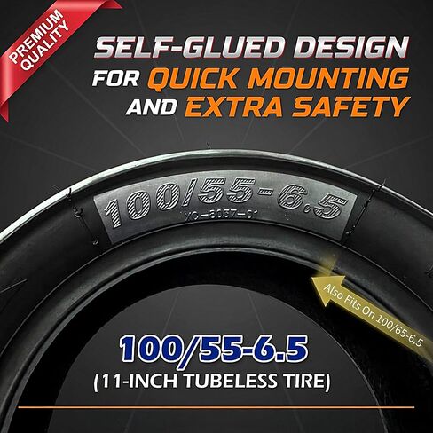 11 Inch 100/55-6.5 Jelly Gel Self-Repairing Tire for Electric Scooter 90/65-6.5 100/65-6.5 Anti Puncture Tubeless Tyre in Saudi Arabia
