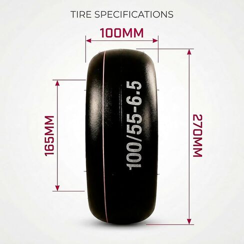11 Inch 100/55-6.5 Jelly Gel Self-Repairing Tire for Electric Scooter 90/65-6.5 100/65-6.5 Anti Puncture Tubeless Tyre in Saudi Arabia