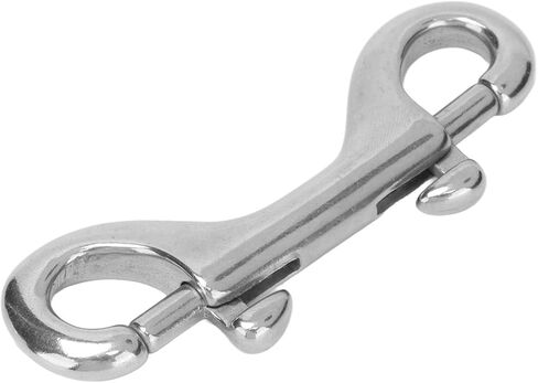 Keenso Double Ended ScrewFastener Snap ClampHolder in 316 Stainless Steel, Storage Box/Cover Hook for Ship Cable, Marine Rigging (90mm) in Saudi Arabia