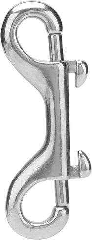 Keenso Double Ended ScrewFastener Snap ClampHolder in 316 Stainless Steel, Storage Box/Cover Hook for Ship Cable, Marine Rigging (100mm) in Saudi Arabia