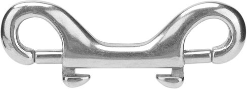 Keenso Double Ended ScrewFastener Snap ClampHolder in 316 Stainless Steel, Storage Box/Cover Hook for Ship Cable, Marine Rigging (100mm) in Saudi Arabia
